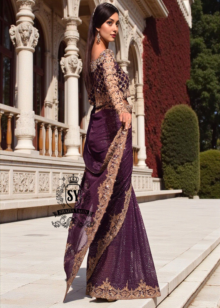 Luxurious Pakistani Designer Sarees Online Woodside New York NY USA Latest Elegant Pakistani Saree for Bride in USA