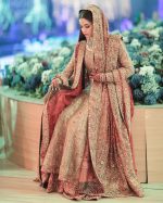 Elegant Heavy  Embellished Bridal Dress - Image 3