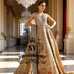 Champagne Gold Calypso Wedding Gown