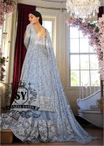 Light Stardew Lapis Pishwas and Lehenga - Image 4