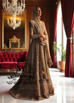 Light Chamoisee Soprano Bridal Pishwas - Image 2