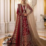 Burgundy Bridal Lehenga Choli Oxford London UK Pakistani Designer Bridal Lehenga Choli Trend