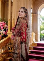 Pakistani Designer Farshi Gharara New Braunfels Texas USA Traditional Farshi Gharara Bridal Dress