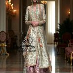 Traditional Angrakha Style Bridal Dress San Antonio Texas USA Wedding Gharara Designs Pakistan