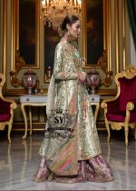 Traditional Angrakha Style Bridal Dress San Antonio Texas USA Wedding Gharara Designs Pakistan