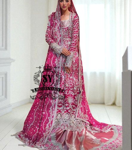 Breathtaking Long-sleeved Bridal Dress Perfect For A Fairytale Villa Wedding  Jersey City New Jersey USA Barbie Pink Bridal Dress