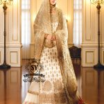 Off-White Chatta Patti Lehenga with long shirt for Nikah Santa Clara California USA Pakistani Indian Wedding Dresses