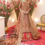 Crimson Glory Bridal Lehenga for wedding Oxford England UK Buy Designer Bridal Long Shirt and Lehenga Online