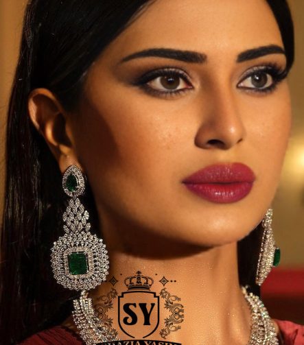 Light Diamond Earrings Emerald Earrings Jewellery Sets in sterling silver UK USA Canada Australia