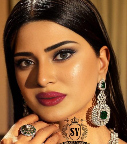 Buy Light Diamond Earrings Emerald Earrings Jewellery Sets in sterling silver UK USA Canada Australia