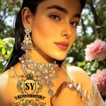 Handmade Sterling Silver Pearl Zircon Jewellery Set Bridal Jewellery Sets for Walima Ceremony