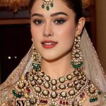 Luxury Sterling Silver Diamond Polki Bridal Jewellery Set Bridal Kundan Jewellery Set Pakistan UK USA Canada Australia Europe