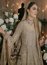 A Pishwas Dress that shimmers like a quiet celebration, made to illuminate your walk down the aisle and wrap every step in a soft, radiant glow. Luxury Lehenga Crafted with meticulous detail, it turns the calm magic of winter into a moment of pure brilliance.