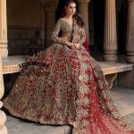 This Angels Red bridal dress is the epitome of grace and grandeur — a wedding lehenga choli dress crafted to perfection for your big day. Full of shine and feminine charm, this is a perfect choice for brides who want to subtly shine on their big day.