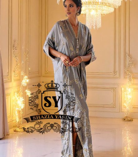 Embellished Kaftan Outfit Pakistani Kaftan Outfits for Wedding Bridal Party Outfits