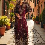 Velvet kaftan dresses that stand out for their elegance and femininity. Let yourself be surprised by our unique kaftan designs!