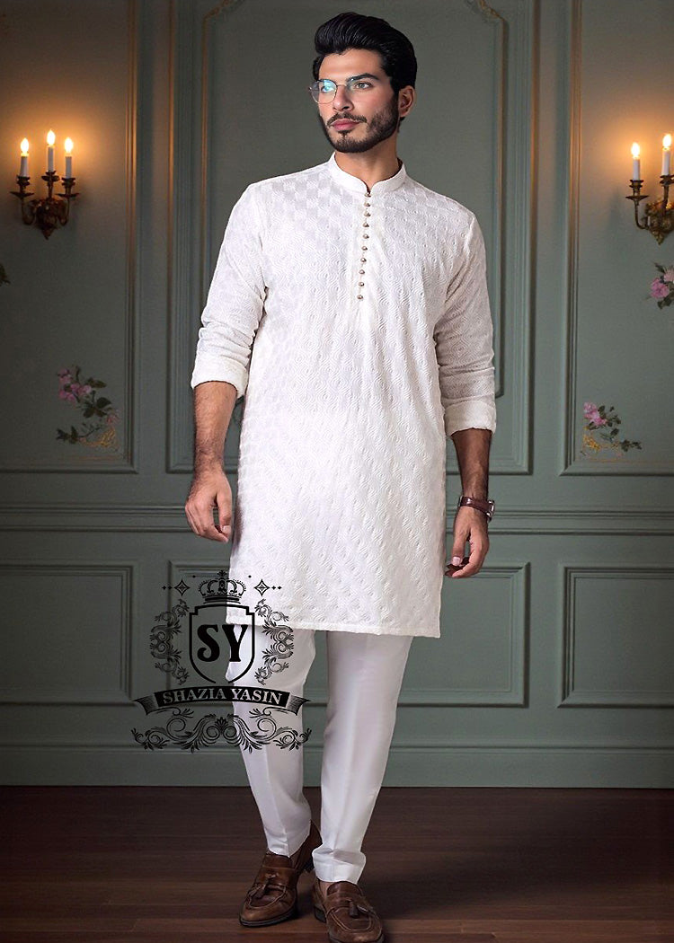 Kurta-Suits-11A Men's Formal Elegant Casual Kurta Suit Kurta for Wedding Party Festive Kurta Men's Kurta