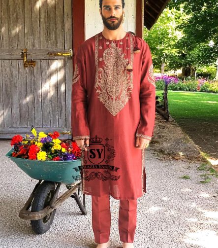 Bespoke Kurta Pajama Suits for Mens Soldotna Alaska Buy Pakistani Designer Embroidered Kurta Pajama USA