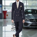 Men's Suit - Blue Suit - Modern Slim Fit - High-Quality Material - Ideal for Business Occasions UK USA Canada Australia