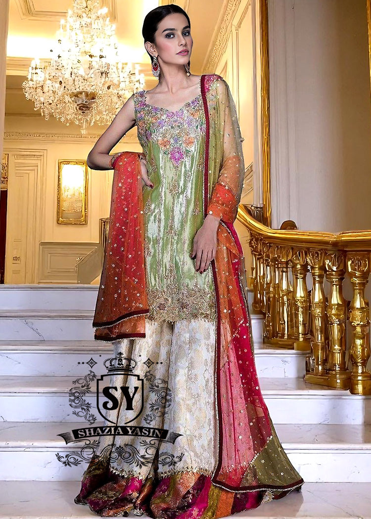 Party-Dress-101A Pakistani Bridal Party Dress with Chatta Patti Dhaka Pajama Burlington Canada Engagement Dresses