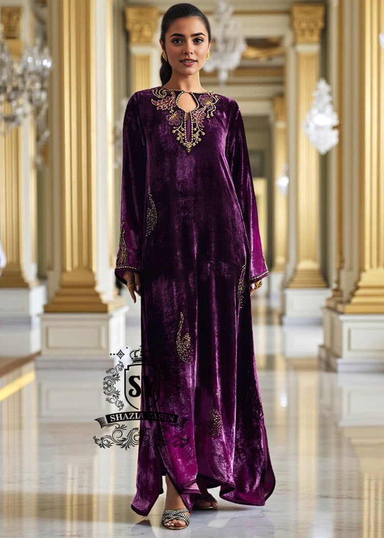 Party-Dress-110A Pakistani Designer Kaftan Party Dress Seattle Washington USA Designer Couture Caftan Collection