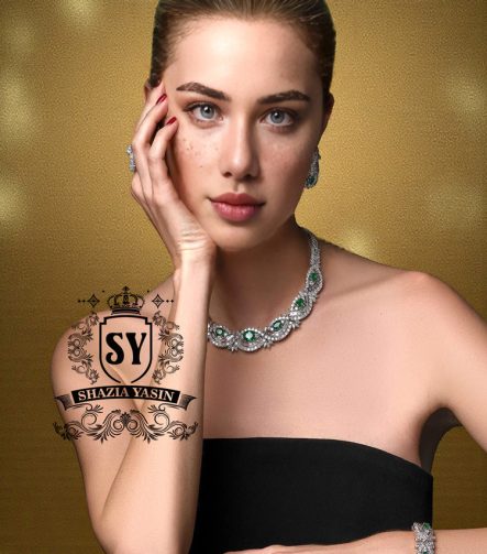 Best Pakistani Elegance of Sterling Silver Emerald Jewellery Set Arlington Washington DC USA Online Jewellery Shopping Store