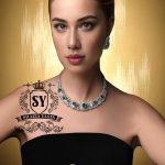 Pakistani Elegance of Sterling Silver Emerald Jewellery Set Arlington Washington DC USA Online Jewellery Shopping Store