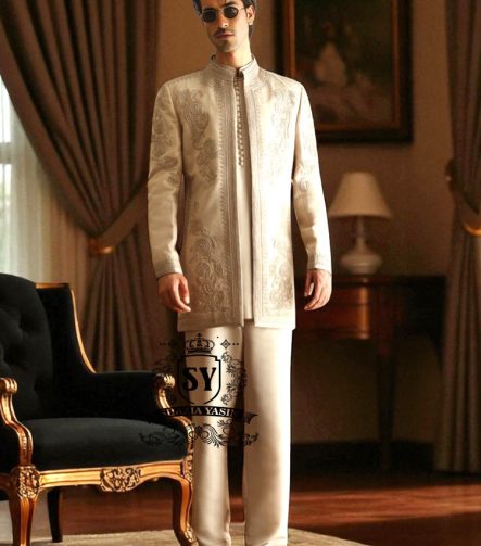 Prince Suit For Groom | Buy Designer Prince Coat | Dutch white Prince suits UK, USA, Canada, Australia, Europe
