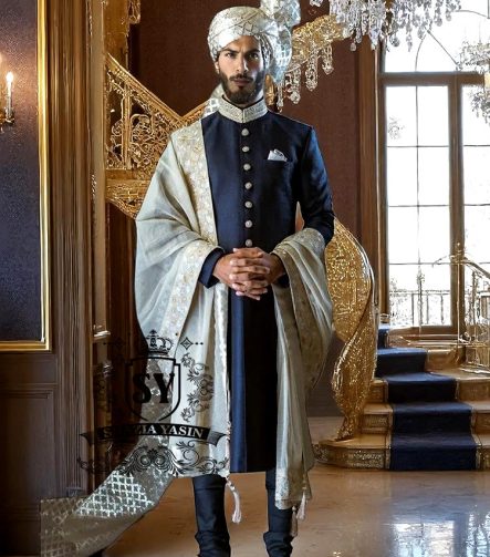 Royal Blue Sherwani Designs Melbourne Victoria Australia Latest Sherwani for Groom Wedding Pakistan