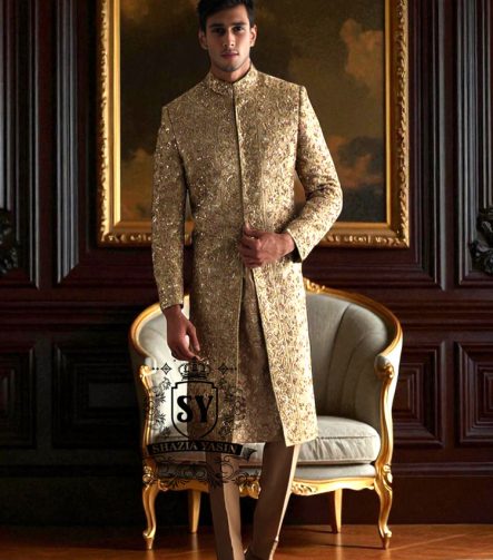 Buy Men's Wedding Sherwani Online UK USA Canada Australia Sherwanis Luxury Collection in Pakistan