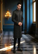 Elegant + romantic + modern + innovation = The perfect sherwani for an exceptional groom in UK, USA, Canada, Australia