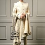 Luxury Men's Sherwani Melbourne Florida USA  Designer Pakistani Sherwani Shawl-Style Men's Designer Suits