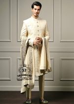 Luxury Men's Sherwani Melbourne Florida USA  Designer Pakistani Sherwani Shawl-Style Men's Designer Suits