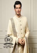 Luxury Men's Sherwani Melbourne Florida USA  Designer Pakistani Sherwani Shawl-Style Men's Designer Suits