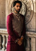 Luxury Pakistani Menswear Sherwani for Groom Phoenix Arizona USA Traditional Indian Wedding Fashion