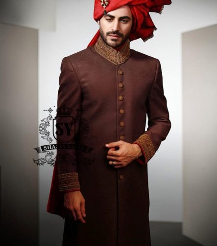 Hand mbellished Sherwani Styles for Men's Wedding Philadelphia Pennnsilvanya Indo-Western Men's Fashion Trends for Groom