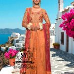 Latest Bridal Pishwas Designs Bridgeview Illinois USA Pakistani Bridal Pishwas for Mehndi Mayon