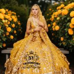 Sizzling Sunrise Bridal Lehenga Pakistani Wedding Dresses Traditional Pakistani Mayon Mehendi Bridal Dress