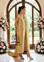 Get ready to make every occasion special with this gold straight shirt. The contrasting trousers are meticulously embroidered with intricate designs of mukesh, dabka, naksi, and zardozi, giving them a shimmering sparkle.