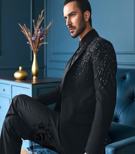 Best Embellished Suit Designs Garden City Michigan MI USA Buy Graceful Men's suit in Tropical Classic Suiting Fabric