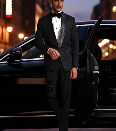 Black Mens Tuxedo suit in Textured Green Street UK Good Looking Mens Tuxedo Suits finest collection of men suits and Tuxedos