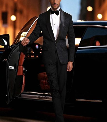 Black Mens Tuxedo suit in Textured Green Street UK Good Looking Mens Tuxedo Suits finest collection of men suits and Tuxedos