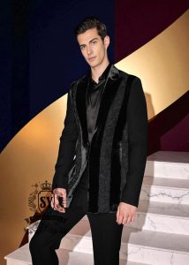 Successful man's Tuxedo for special occasions Birmingham UK Stylish Embellished Tuxedo Suits Men's Tuxedos