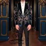 Men's Velvet Tuxedo Suits Best Man Velvet Pieces Autumn Wedding Suits Tuxedo UK USA Canada Australia