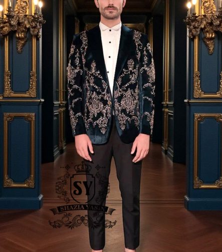 Men's Velvet Tuxedo Suits Best Man Velvet Pieces Autumn Wedding Suits Tuxedo UK USA Canada Australia