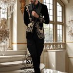 Luxury Tuxedo for Weddings and Receptions Madison Heights Michigan MI US Stylish Embroidered Tuxedo Suits