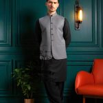 Designer Waistcoat with Shalwar Kameez Suits Huntington New York USA Stylish Branded Waistcoat in Italian Suiting
