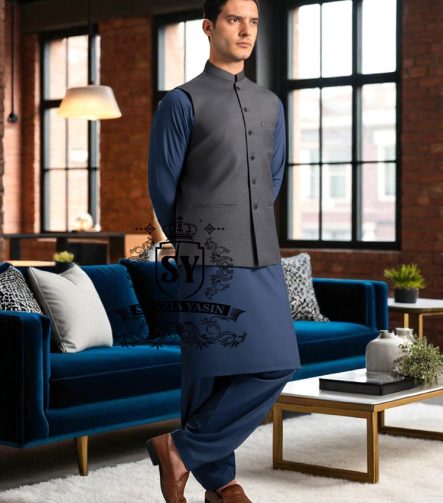 Buy Waistcoat Shalwar Kameez Online Laguna Hills California CA USA Waistcoat Kurta Shalwar brands in Pakistan