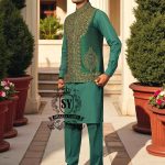 Embroidered Mens Waistcoat Kurta Suit Hicksville New York NY US Designer Waistcoat Designs Mens Waistcoats Online