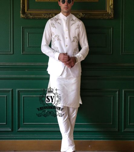 Men's Nikah Waistcoats UK Arlington Virginia USA Bespoke Wedding Waistcoats for Groom Pakistani Waistcoats